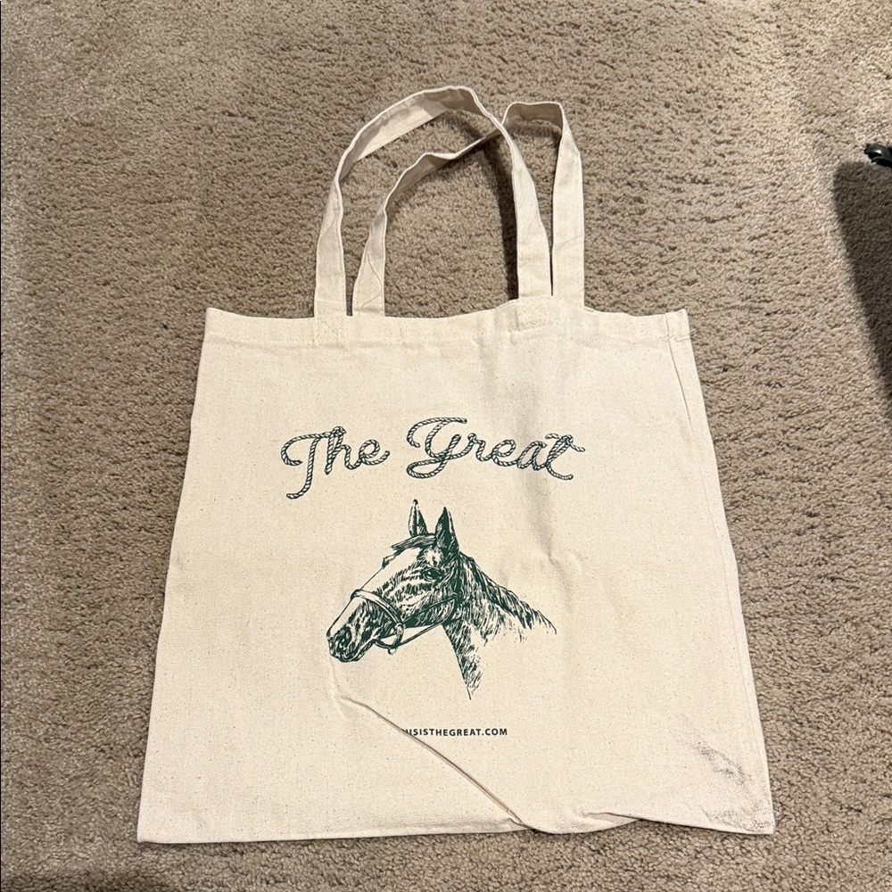 THE GREAT. Horse Tote Bag